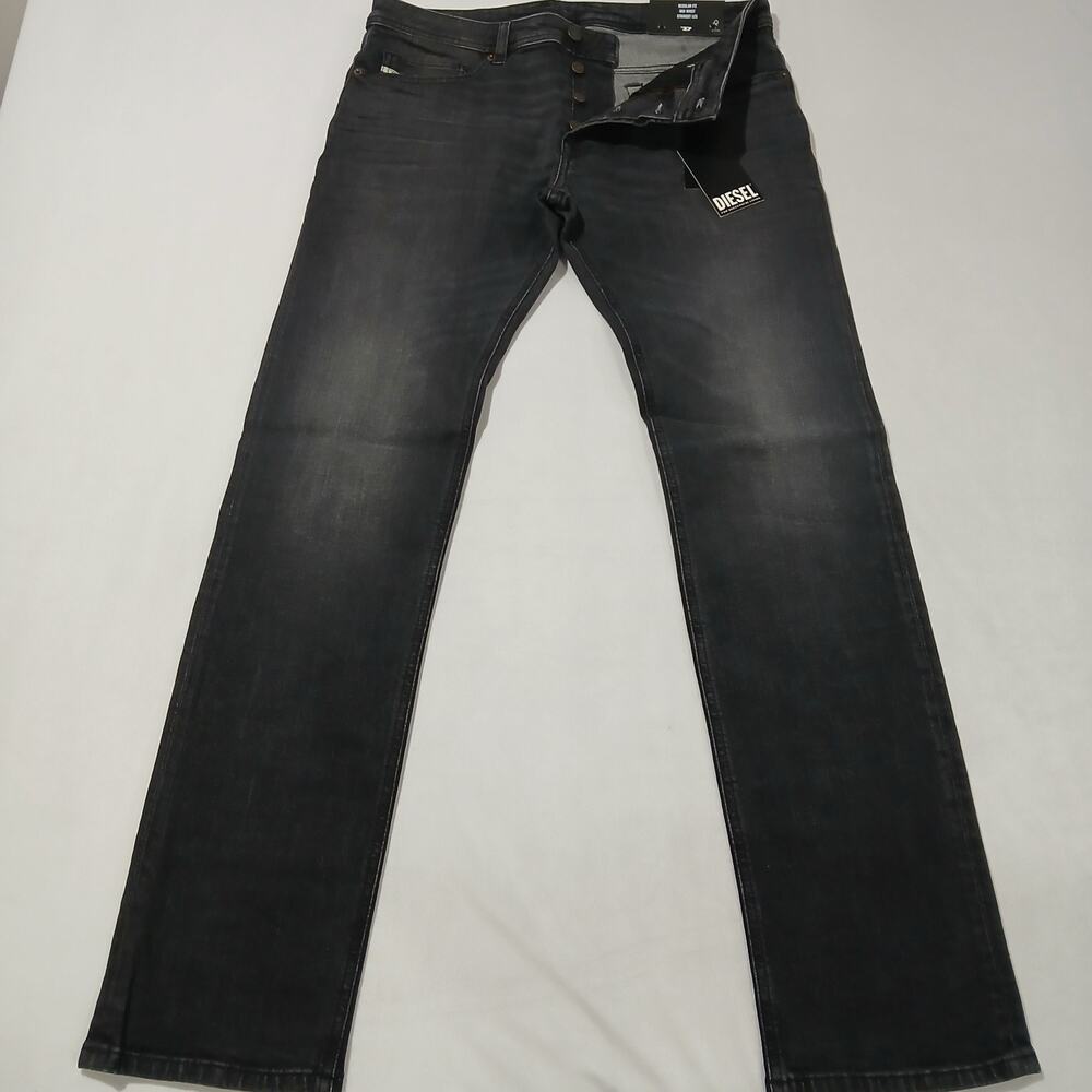 DIESEL Jeans Mens 32x32 Safado X Straight Black NWT RM063 Button Fly - Picture 16 of 16
